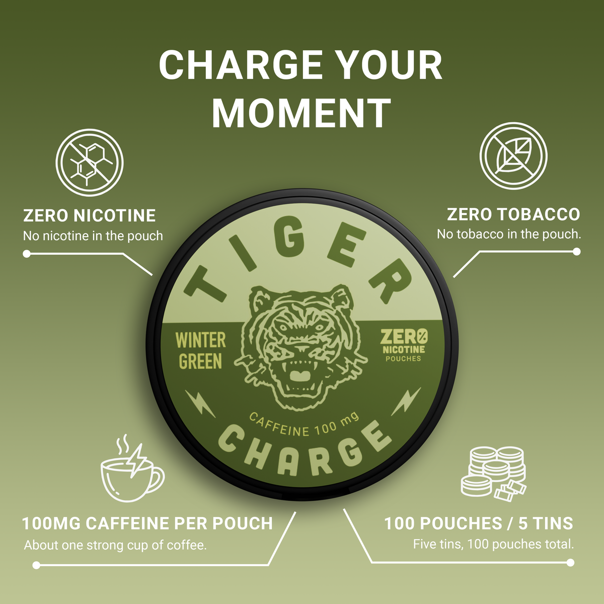Tiger Winter Green
